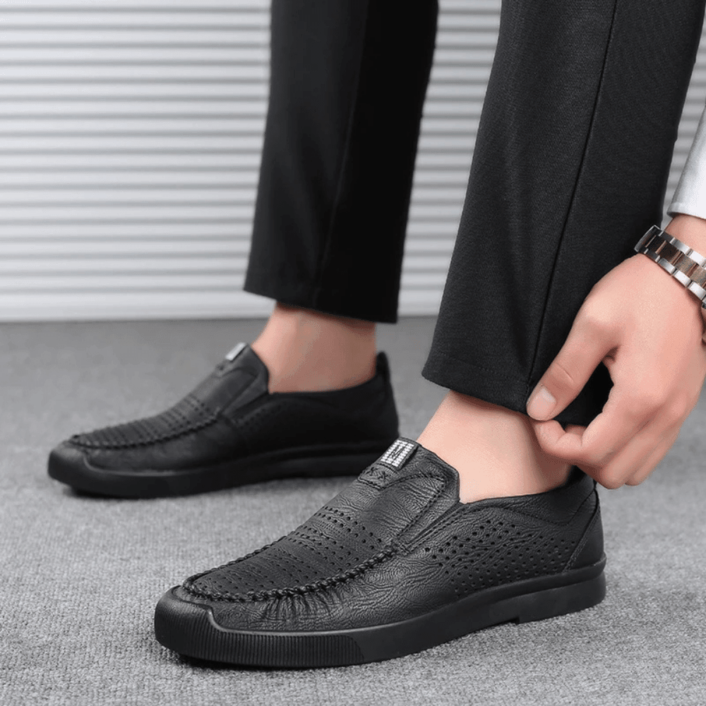 Men's Leather Moccasins Milan Norva