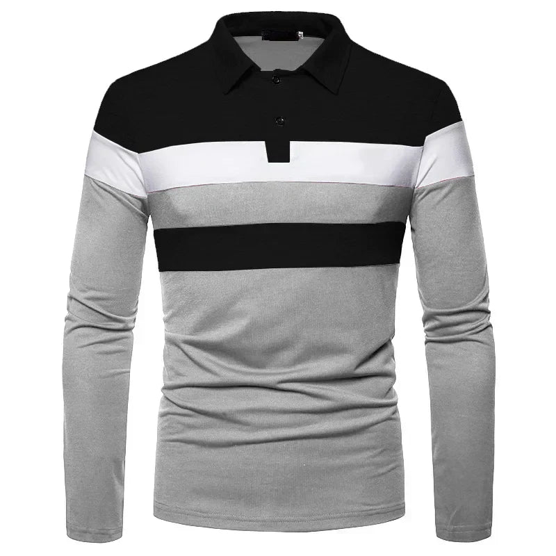 Men's Long Sleeve Polo Shirt Slingint Norva