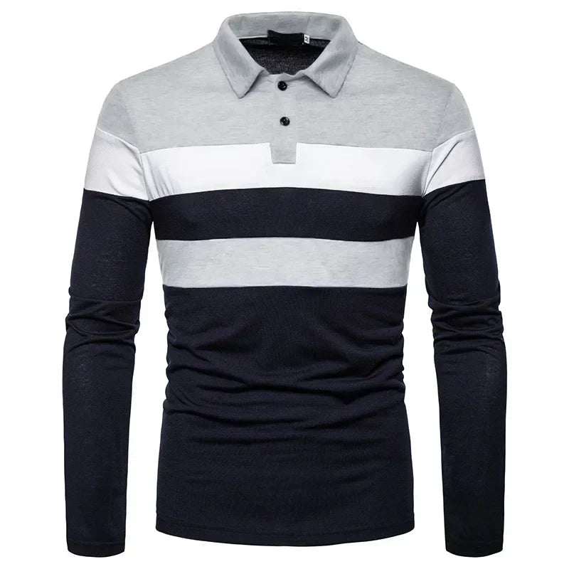 Men's Long Sleeve Polo Shirt Slingint Norva