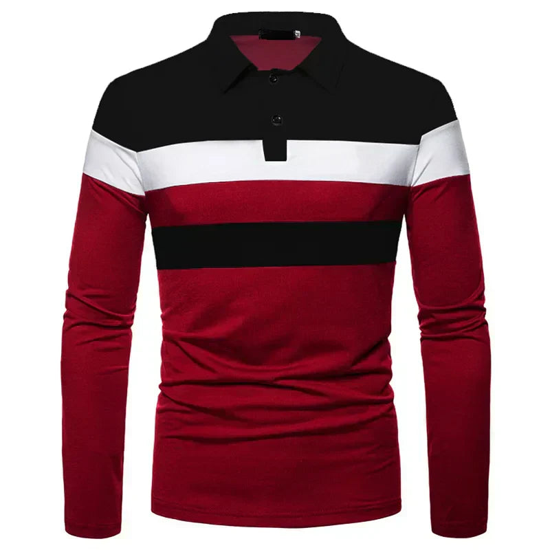 Men's Long Sleeve Polo Shirt Slingint Norva