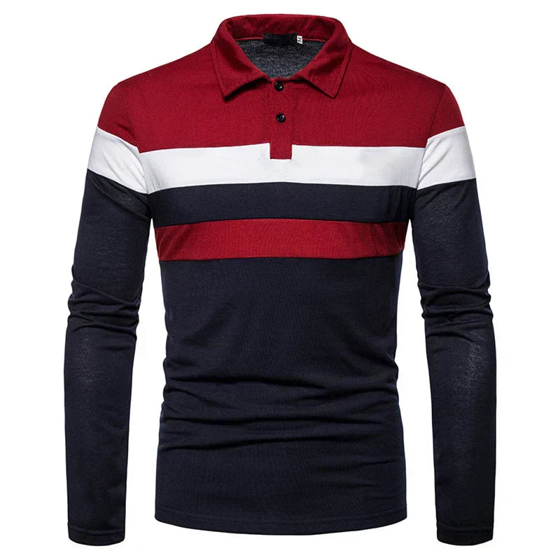 Men's Long Sleeve Polo Shirt Slingint Norva