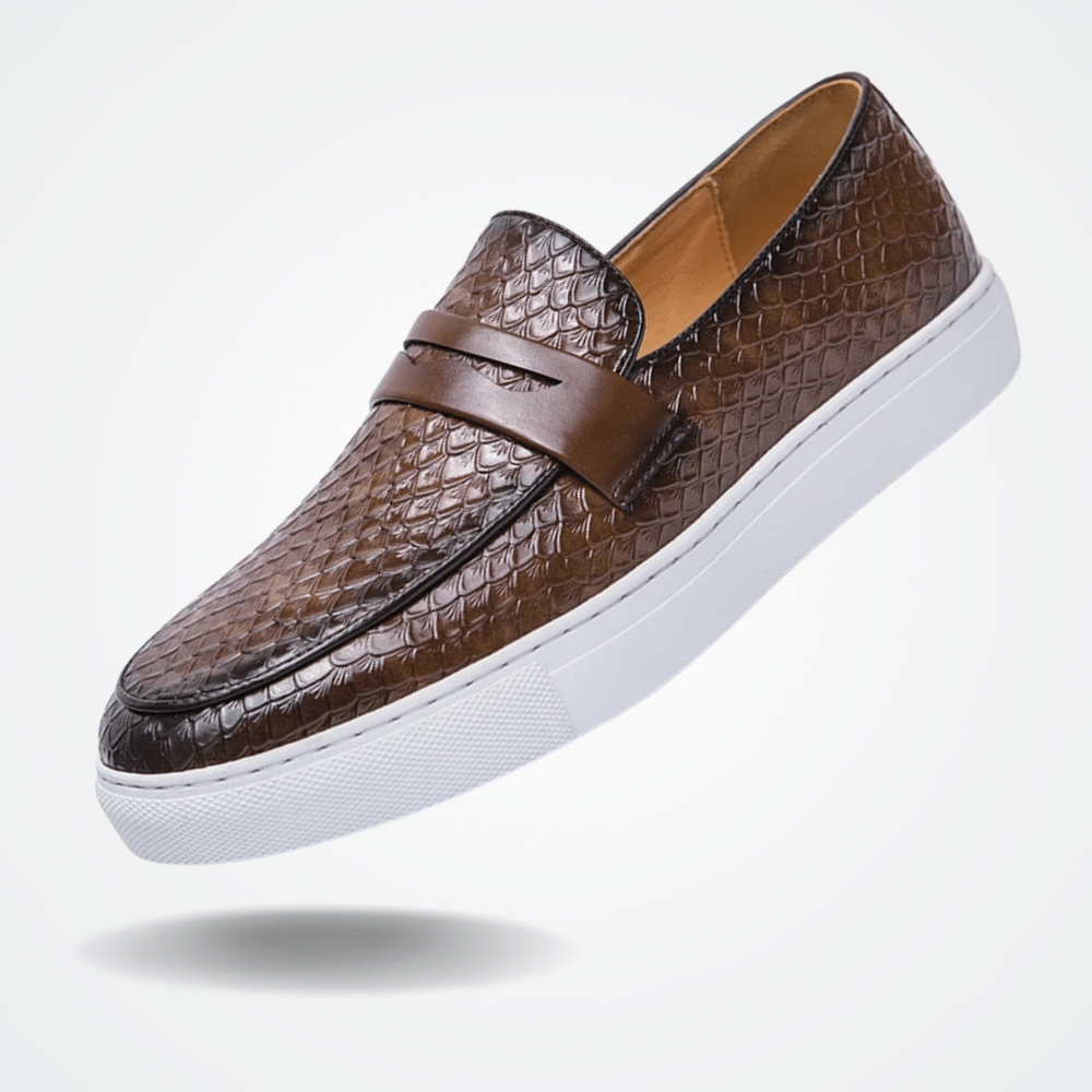 Leather Moccasin Slip On for Men Toulon Norva