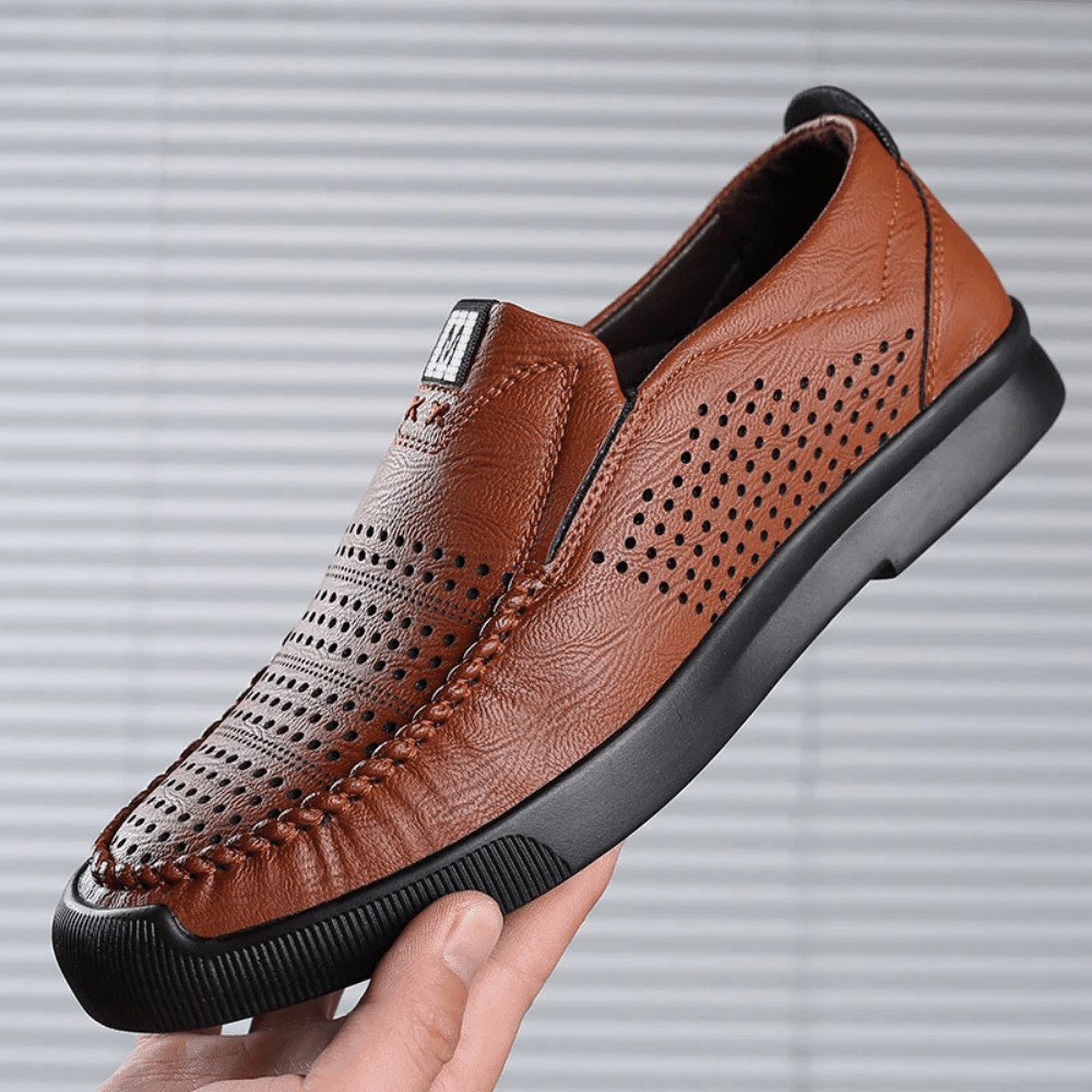 Men's Leather Moccasins Milan Norva