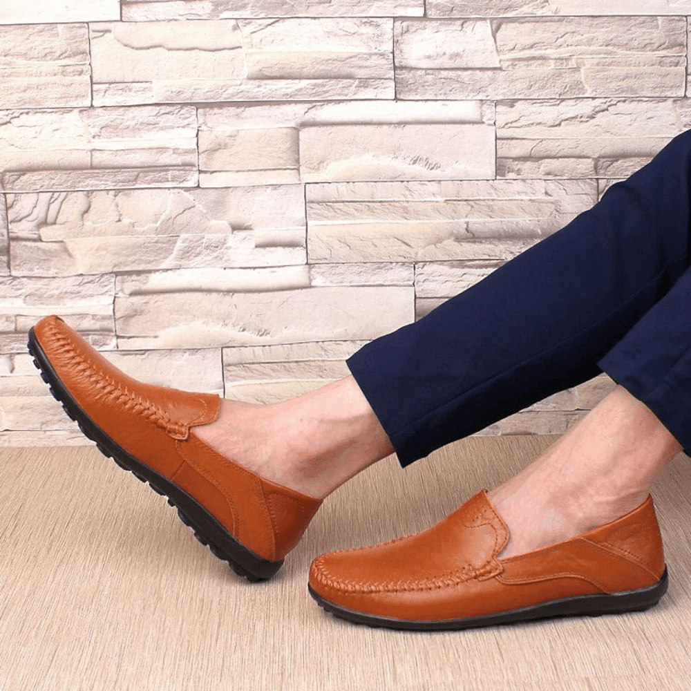 Men's Leather Moccasins Florença Norva