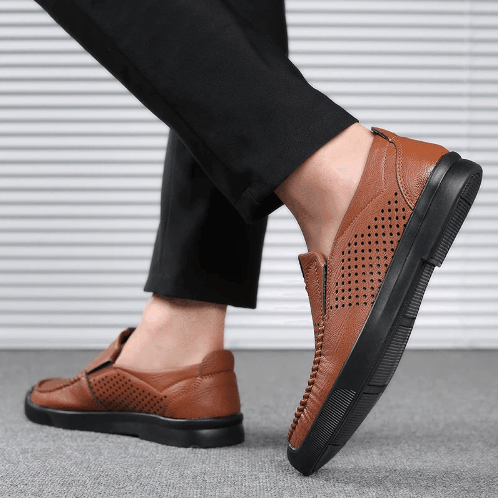 Men's Leather Moccasins Milan Norva