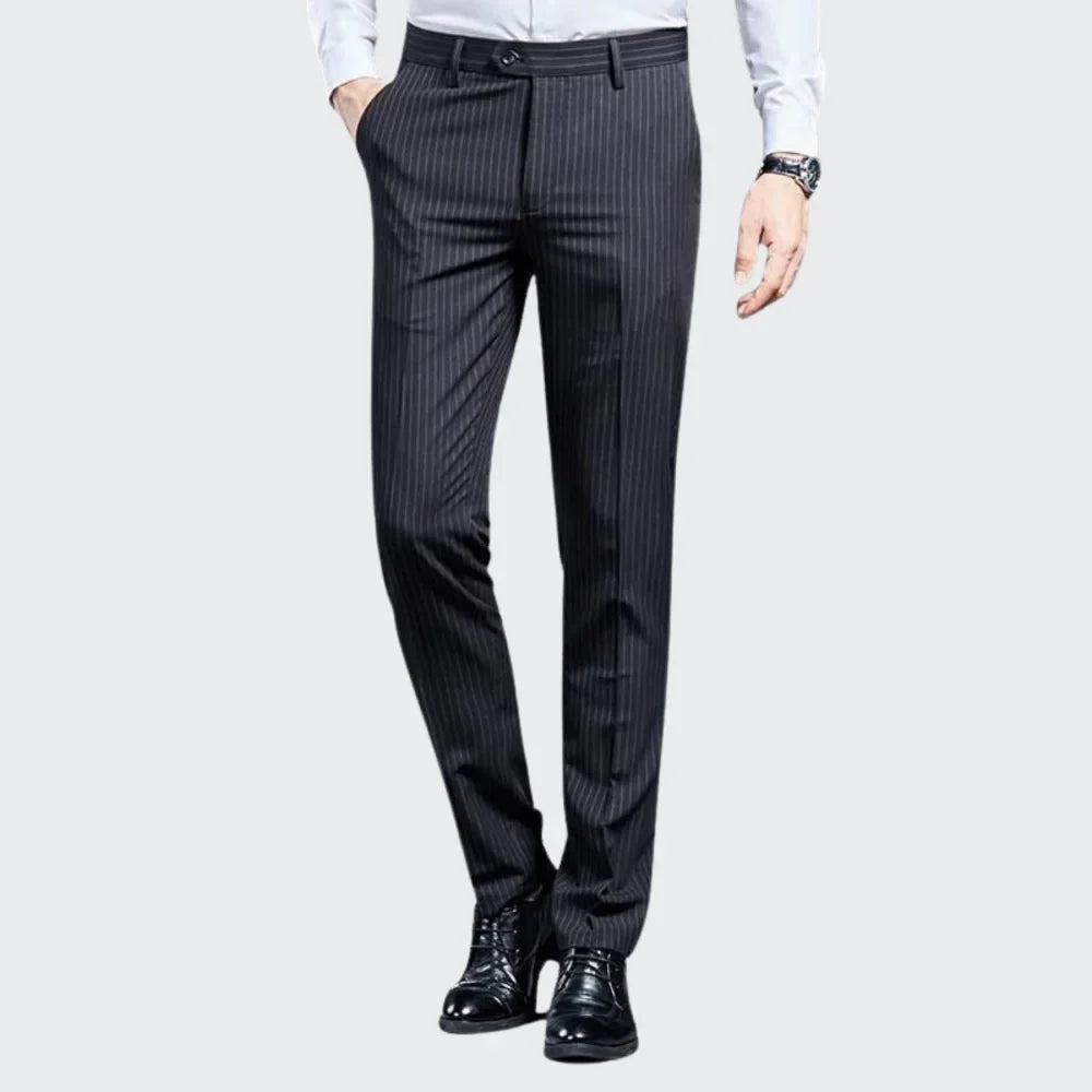 Premium Men's Suit Trousers Striped Norva