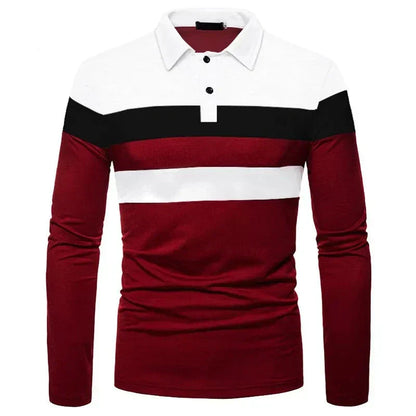 Men's Long Sleeve Polo Shirt Slingint Norva