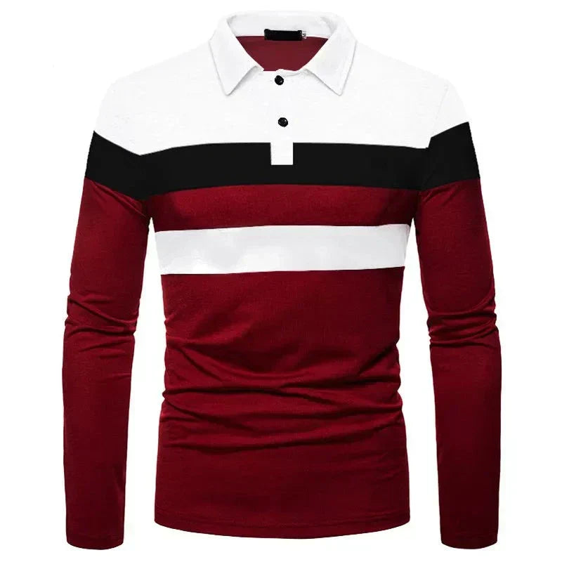 Men's Long Sleeve Polo Shirt Slingint Norva