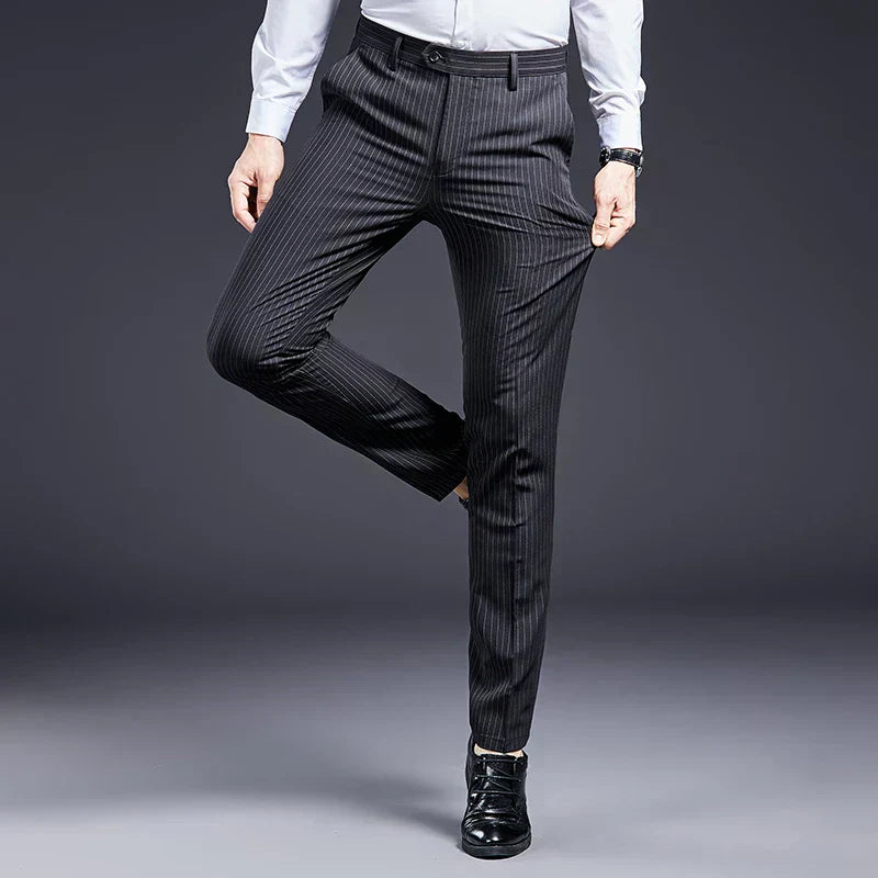 Premium Men's Suit Trousers Striped Norva