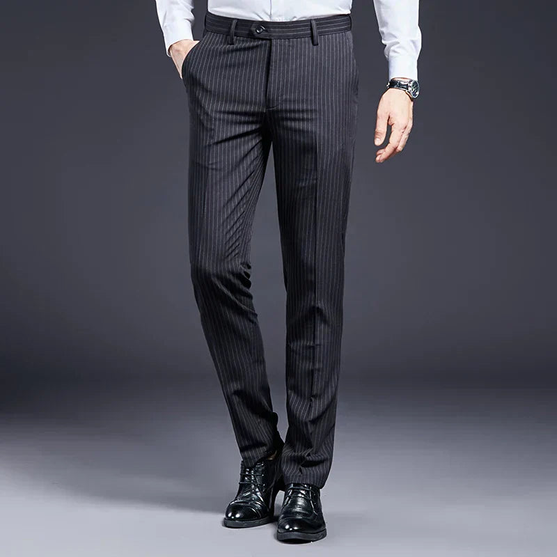 Premium Men's Suit Trousers Striped Norva