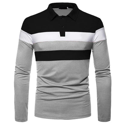 Men's Long Sleeve Polo Shirt Slingint Norva